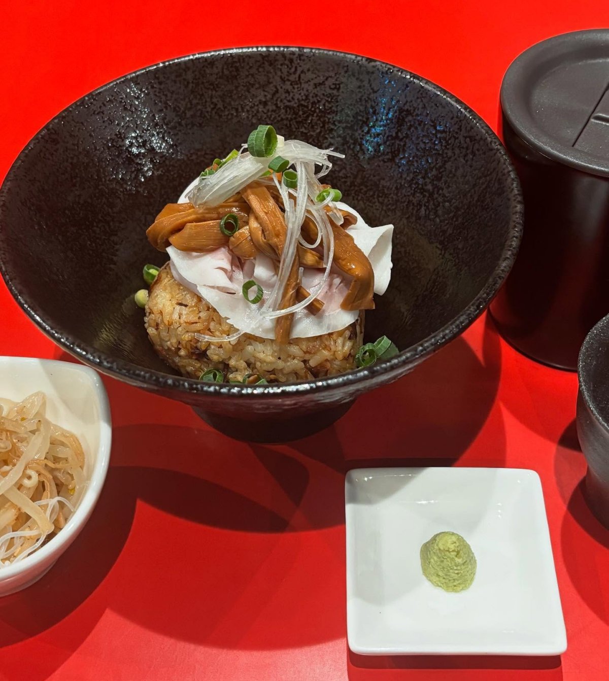 チャーシューおにぎりひつまぶし風